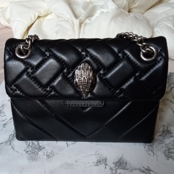 Kurt Geiger Handbags - Kurt Geiger Black Quilted Crossbody Bag